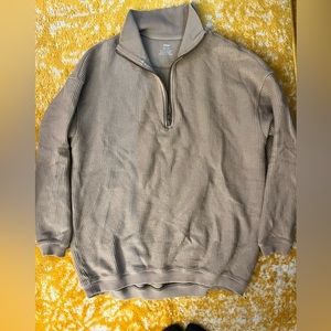 Aerie Half-Zip Corded Sweatshirt